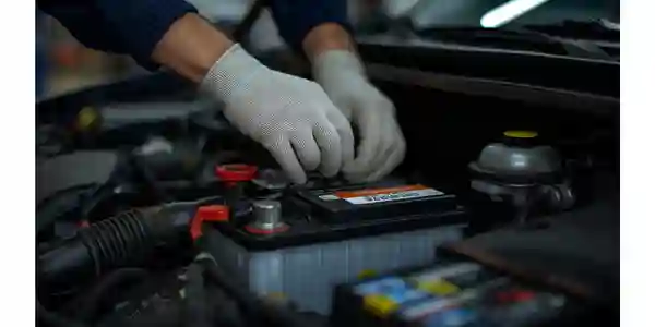 تبديل بطاريات الروضة